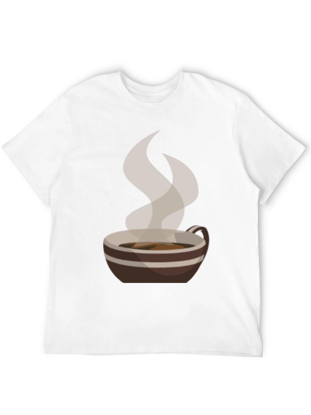 Coffee Cup Graphic Tee - Casual Style