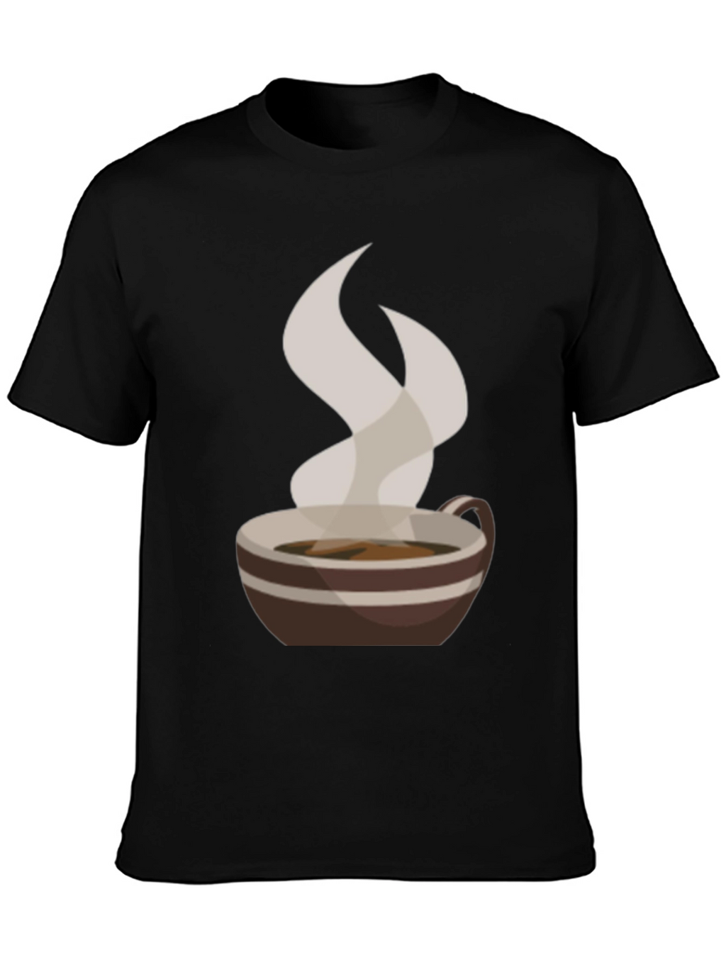 Coffee Cup Graphic Tee - Casual Style