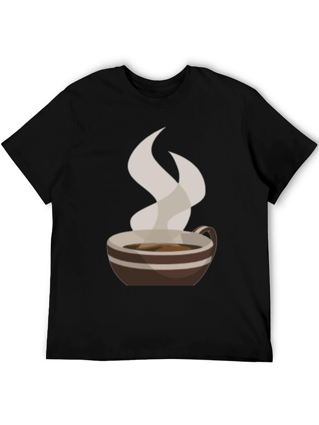 Coffee Cup Graphic Tee - Casual Style