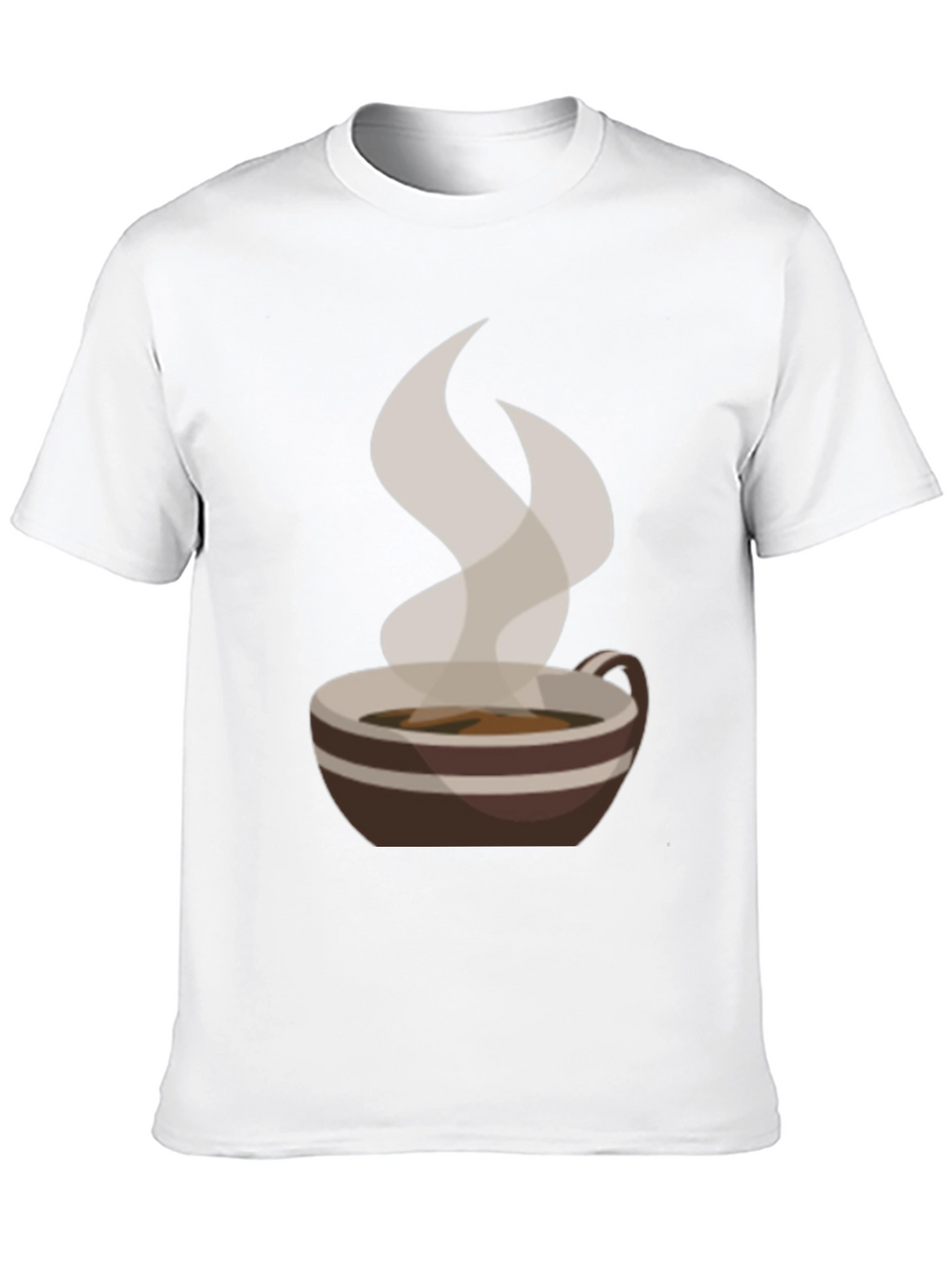 Coffee Cup Graphic Tee - Casual Style