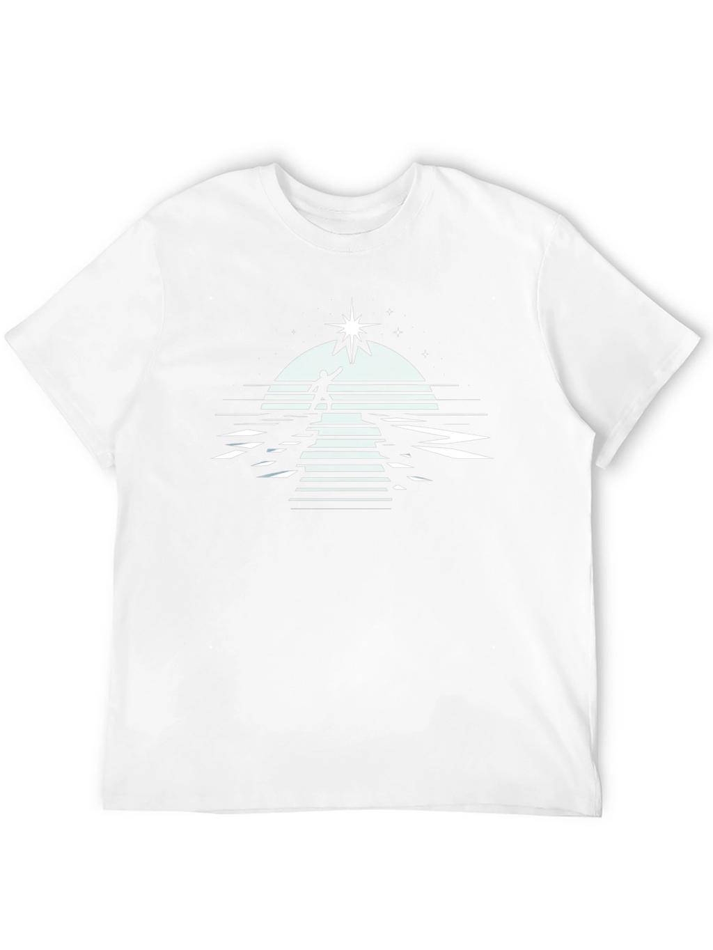 Reach for the Stars Graphic T-Shirt - Black