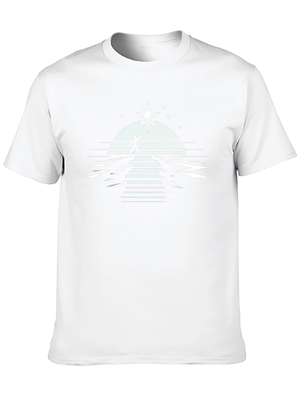Reach for the Stars Graphic T-Shirt - Black