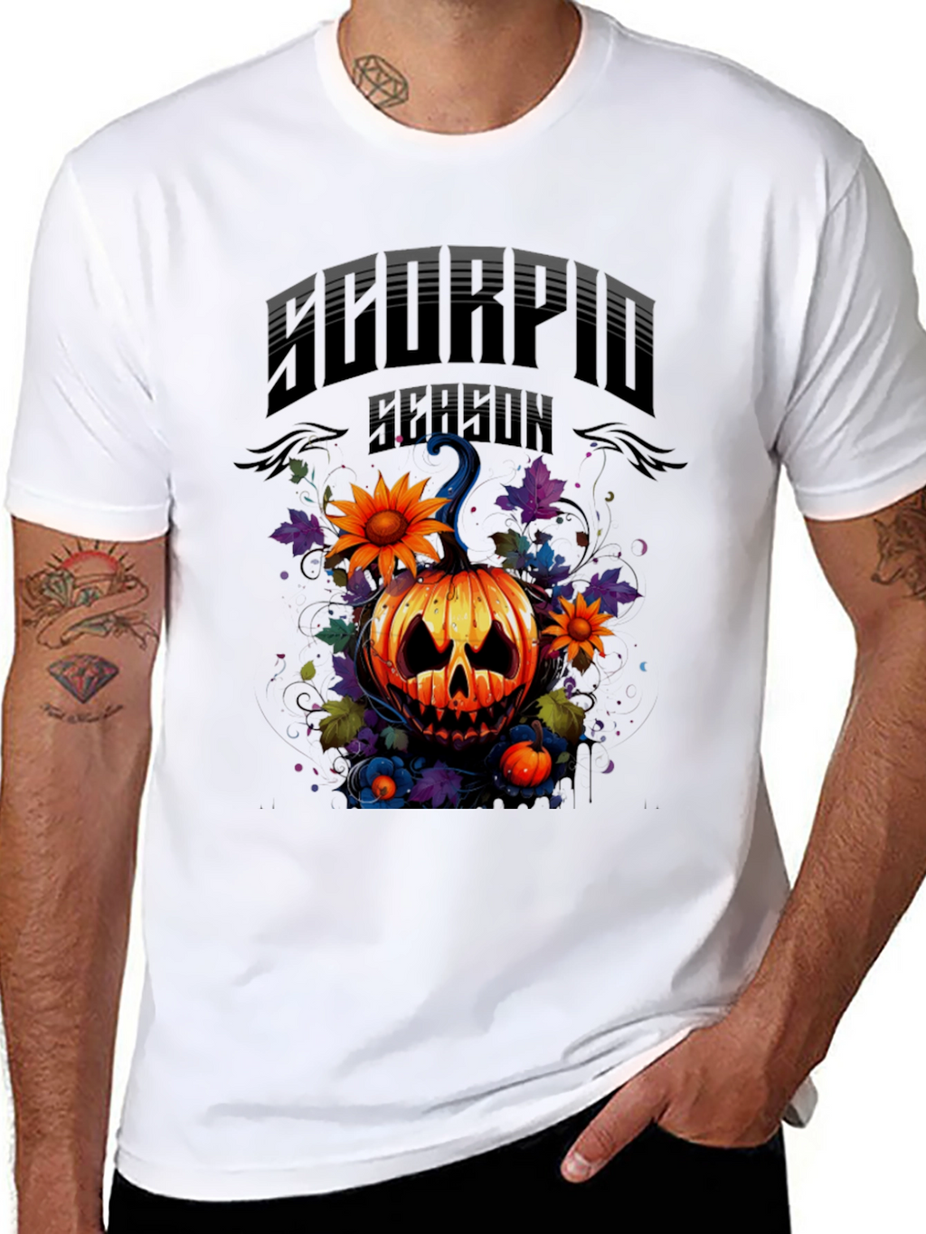 Scorpio Season Pumpkin Graphic Tee