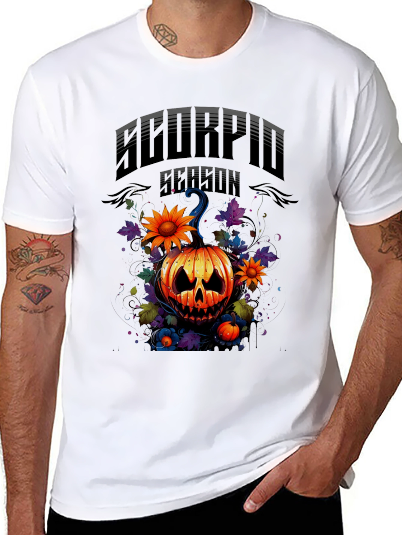 Scorpio Season Pumpkin Graphic Tee