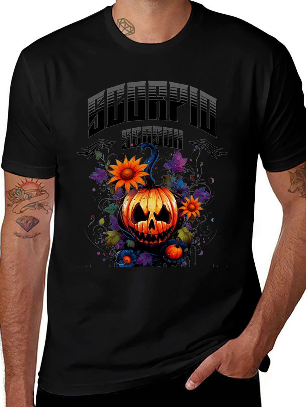 Scorpio Season Pumpkin Graphic Tee