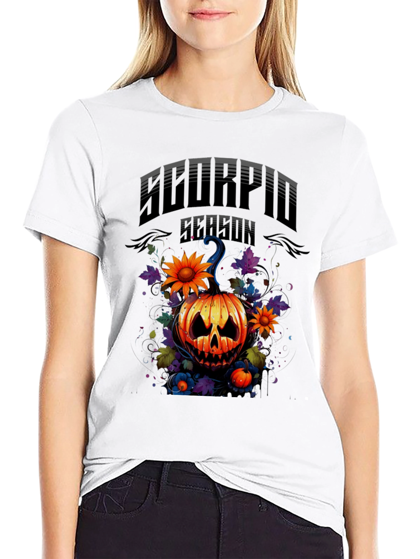 Scorpio Season Pumpkin Graphic Tee