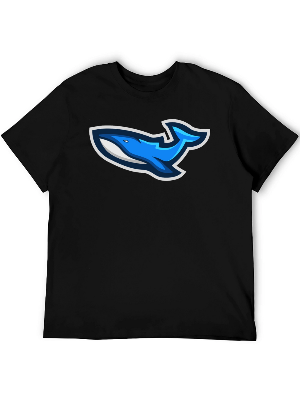 Cool Whale Logo Graphic T-Shirt