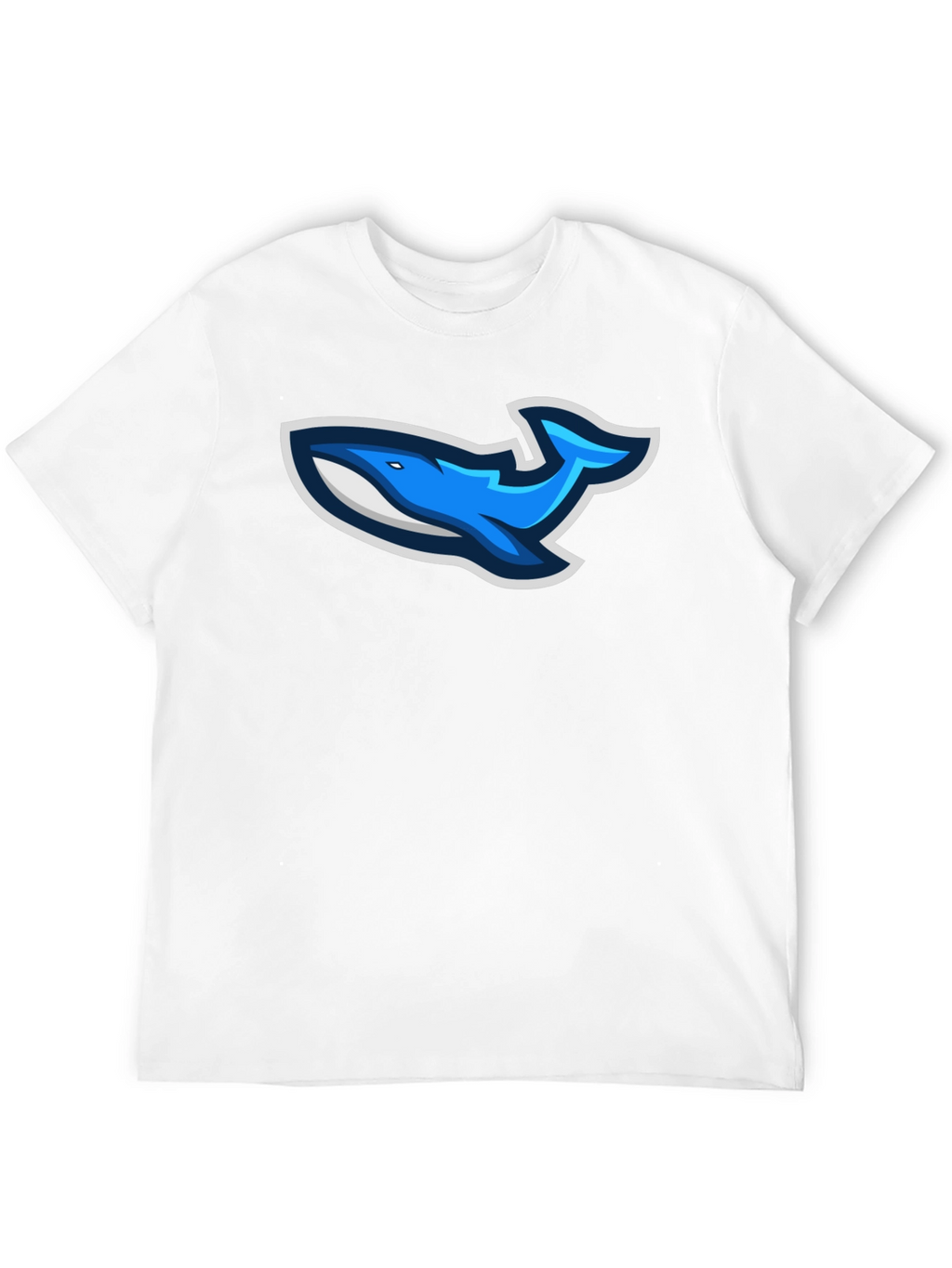 Cool Whale Logo Graphic T-Shirt