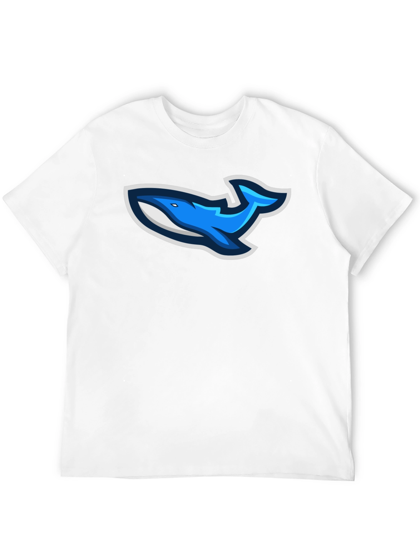 Cool Whale Logo Graphic T-Shirt