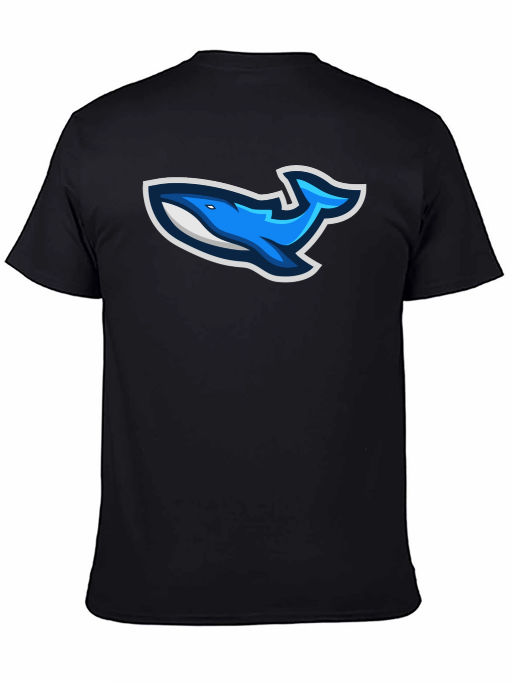 Cool Whale Logo Graphic T-Shirt