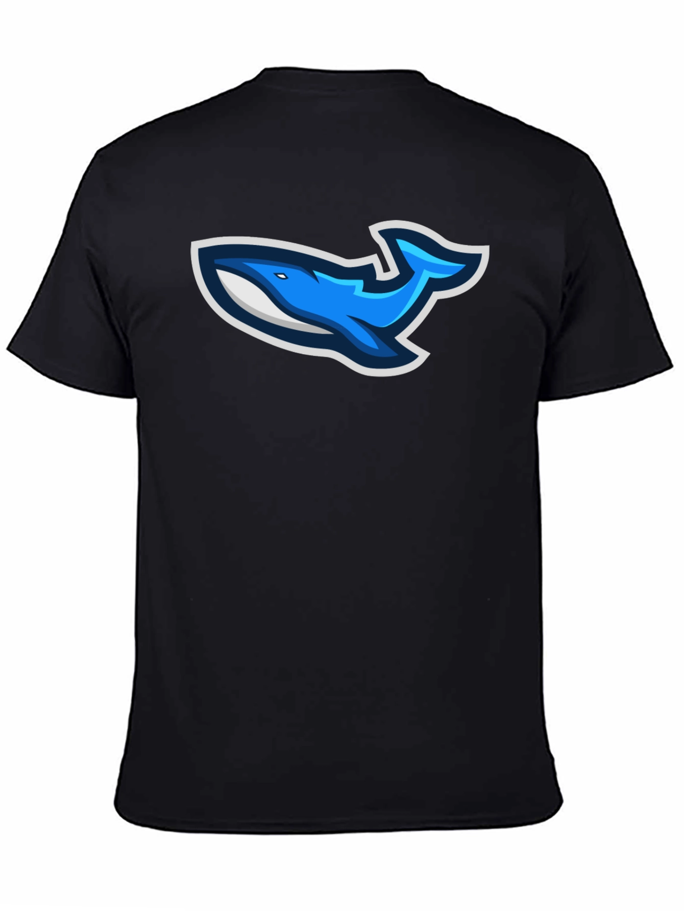 Cool Whale Logo Graphic T-Shirt