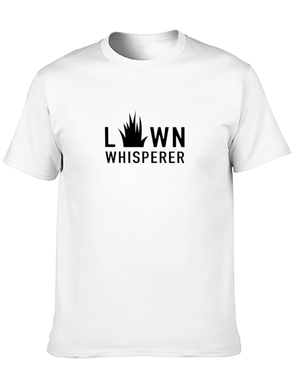 Lawn Whisperer Black T-Shirt - For Garden Lovers