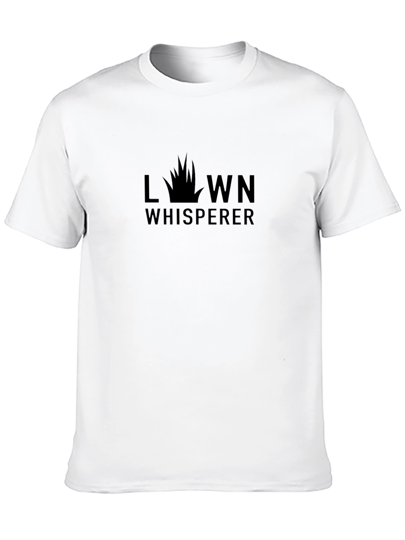 Lawn Whisperer Black T-Shirt - For Garden Lovers