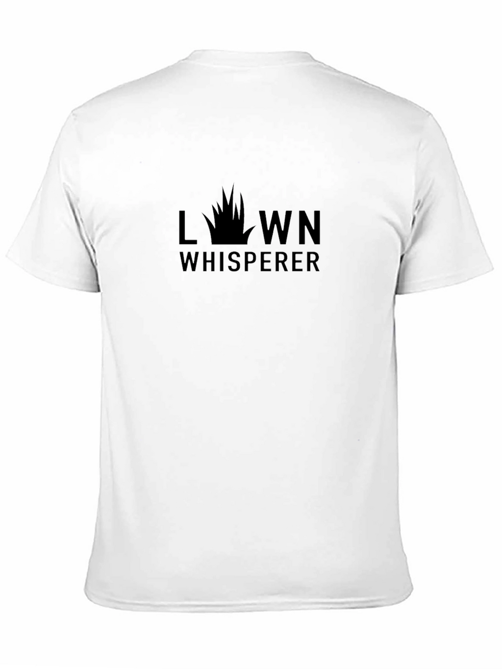 Lawn Whisperer Black T-Shirt - For Garden Lovers