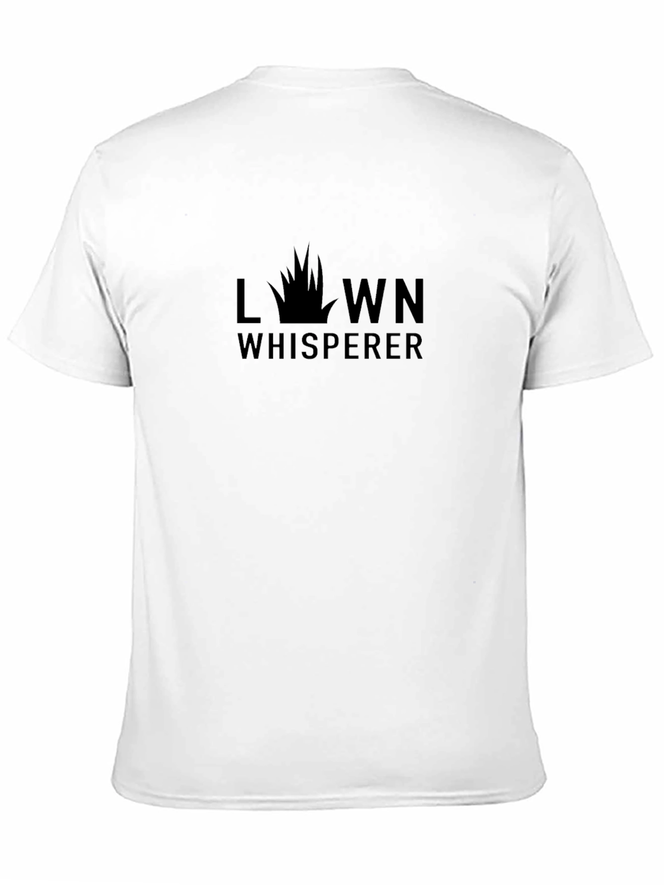 Lawn Whisperer Black T-Shirt - For Garden Lovers