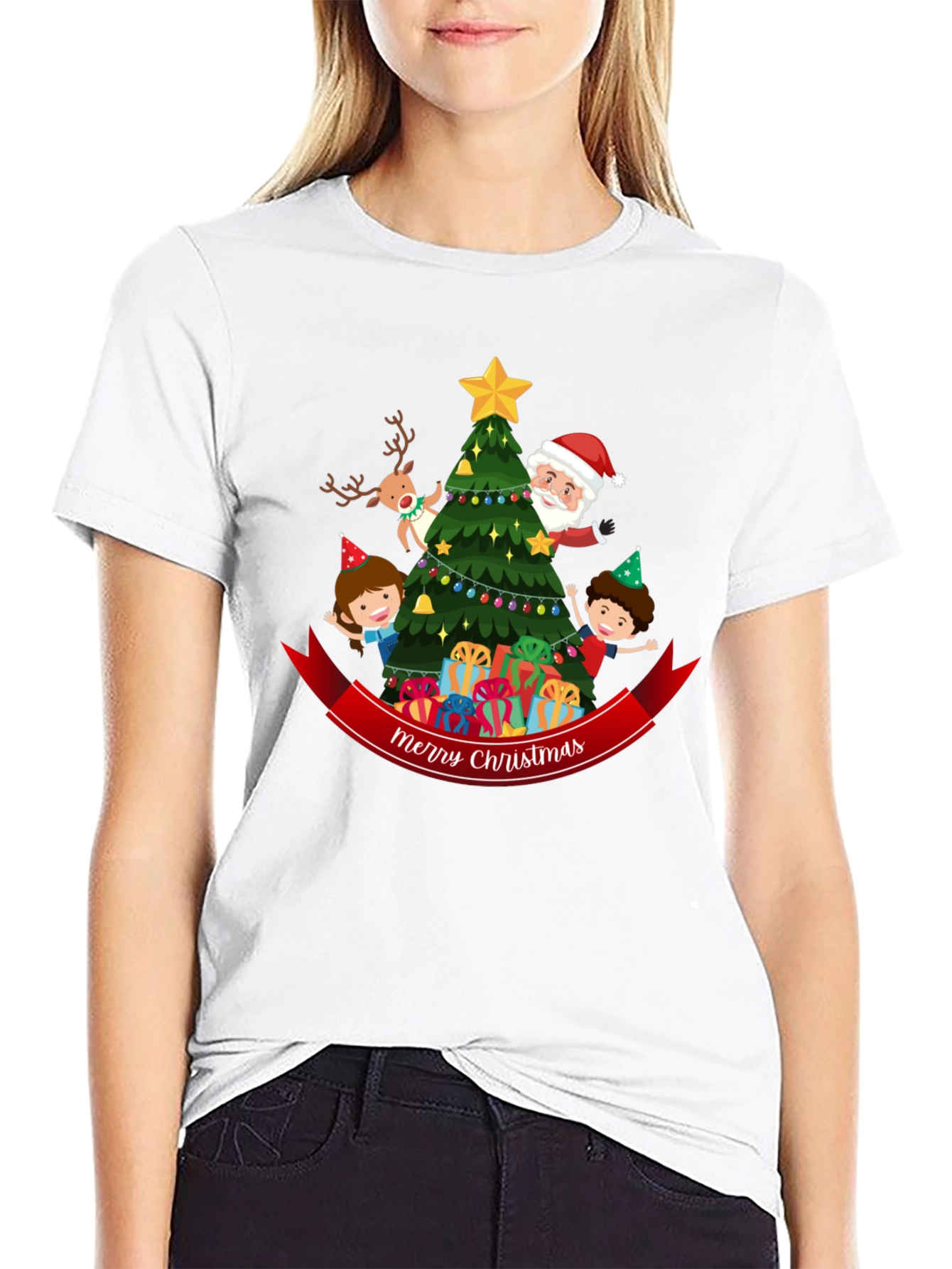 Festive Christmas Graphic T-Shirt