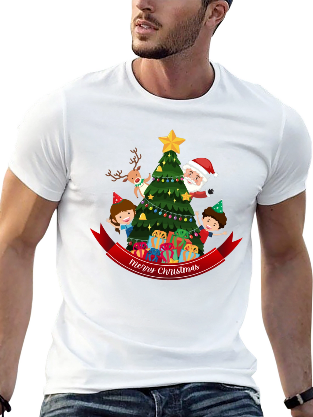 Festive Christmas Graphic T-Shirt