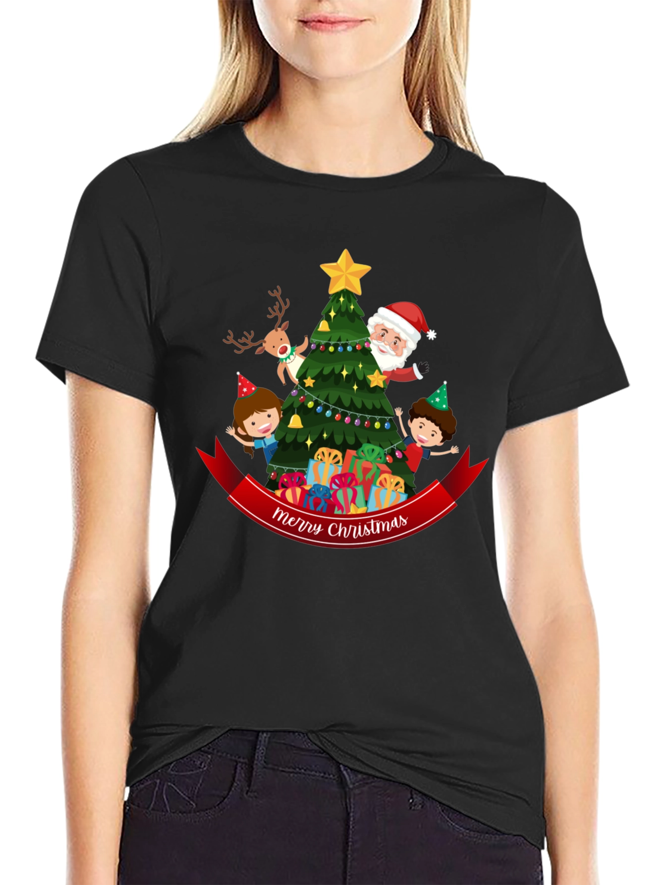 Festive Christmas Graphic T-Shirt