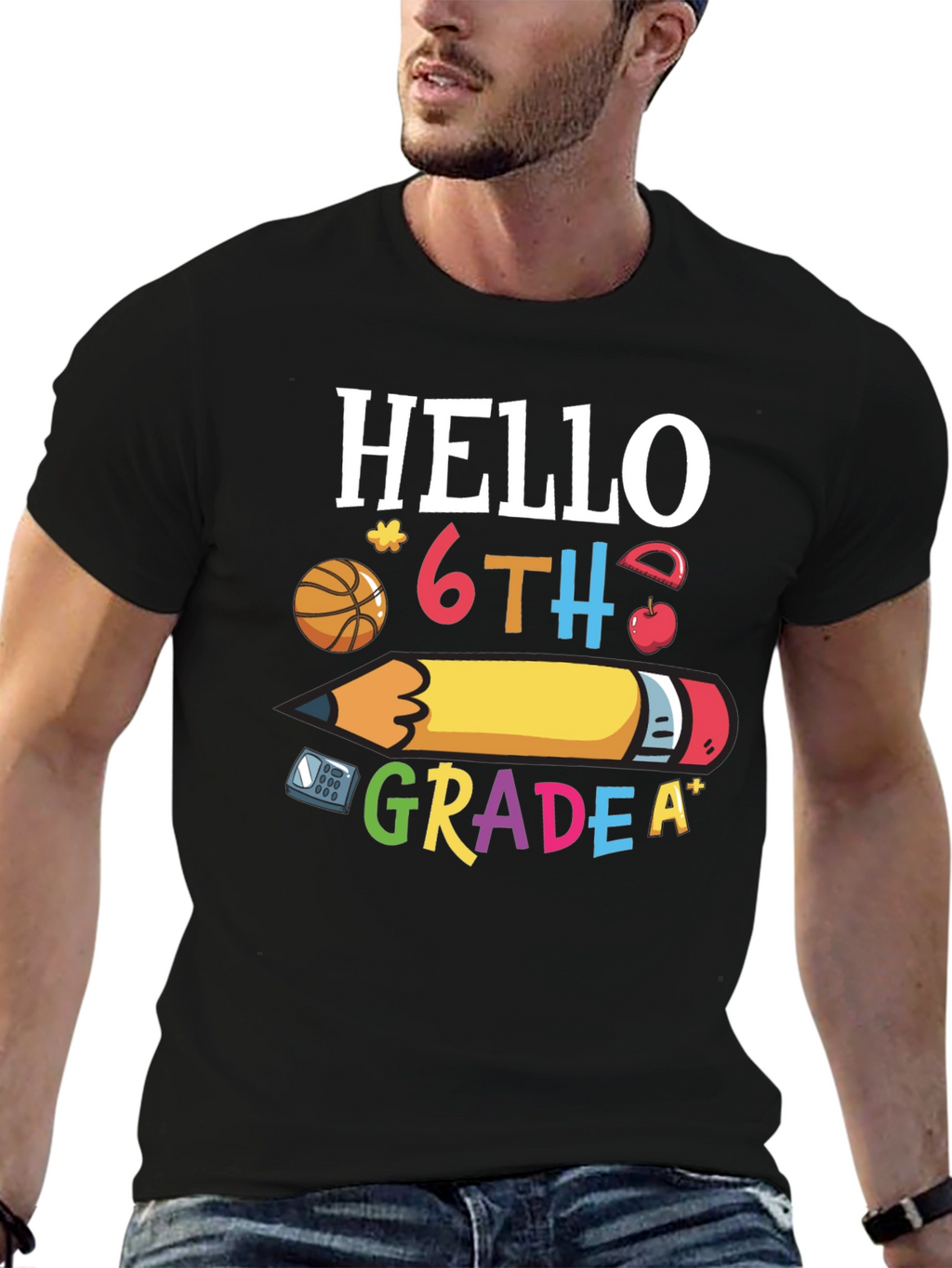 Hello 6th Grade T-Shirt Back To School