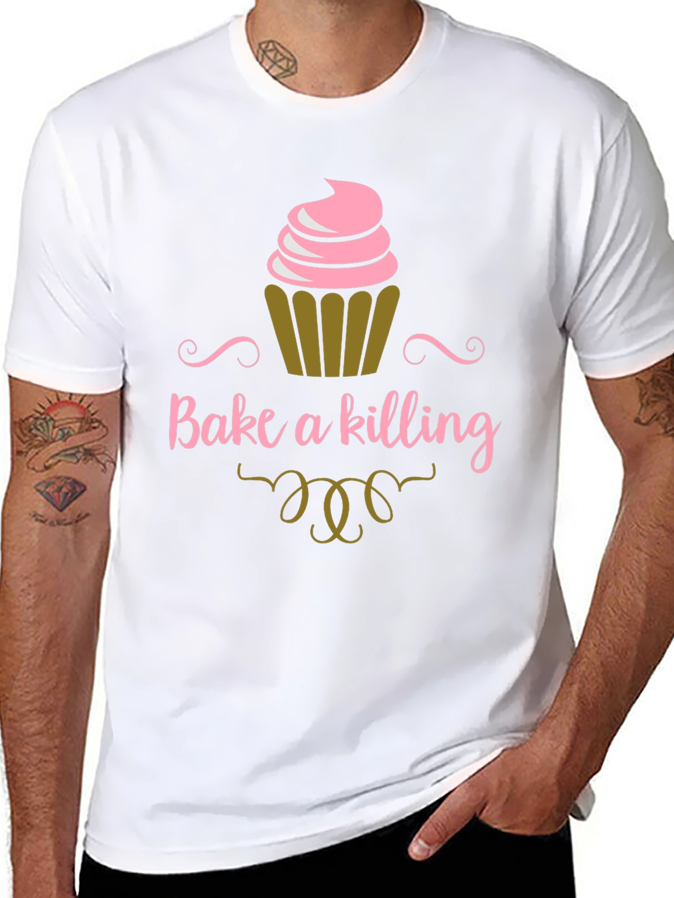 Bake a Killing T-Shirt - Funny Cupcake Tee