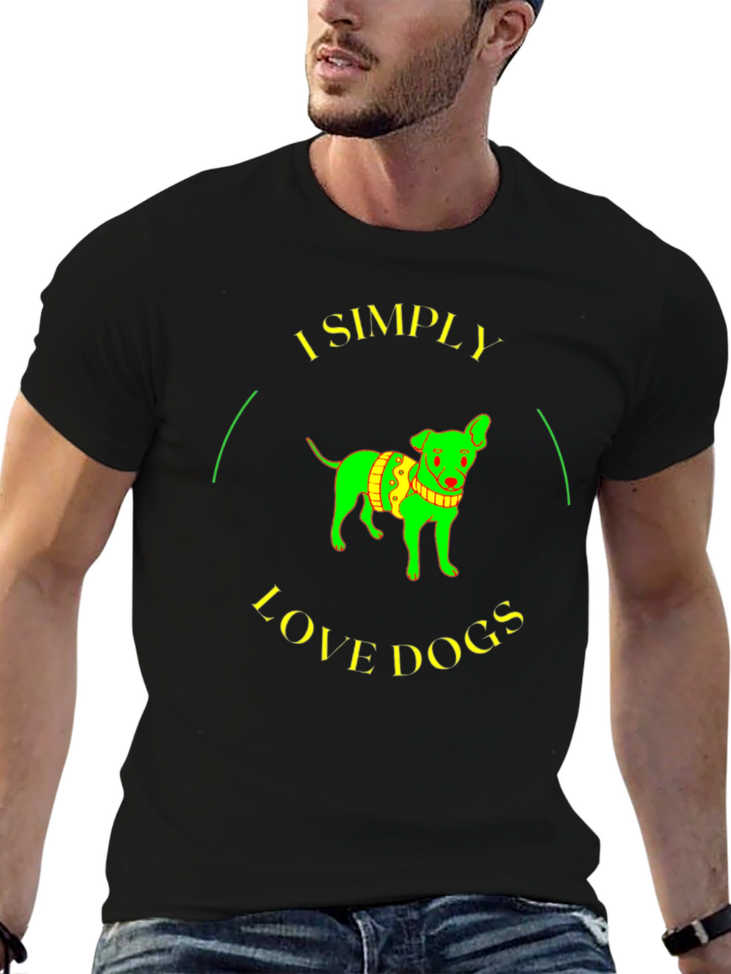 I Simply Love Dogs Graphic Tee