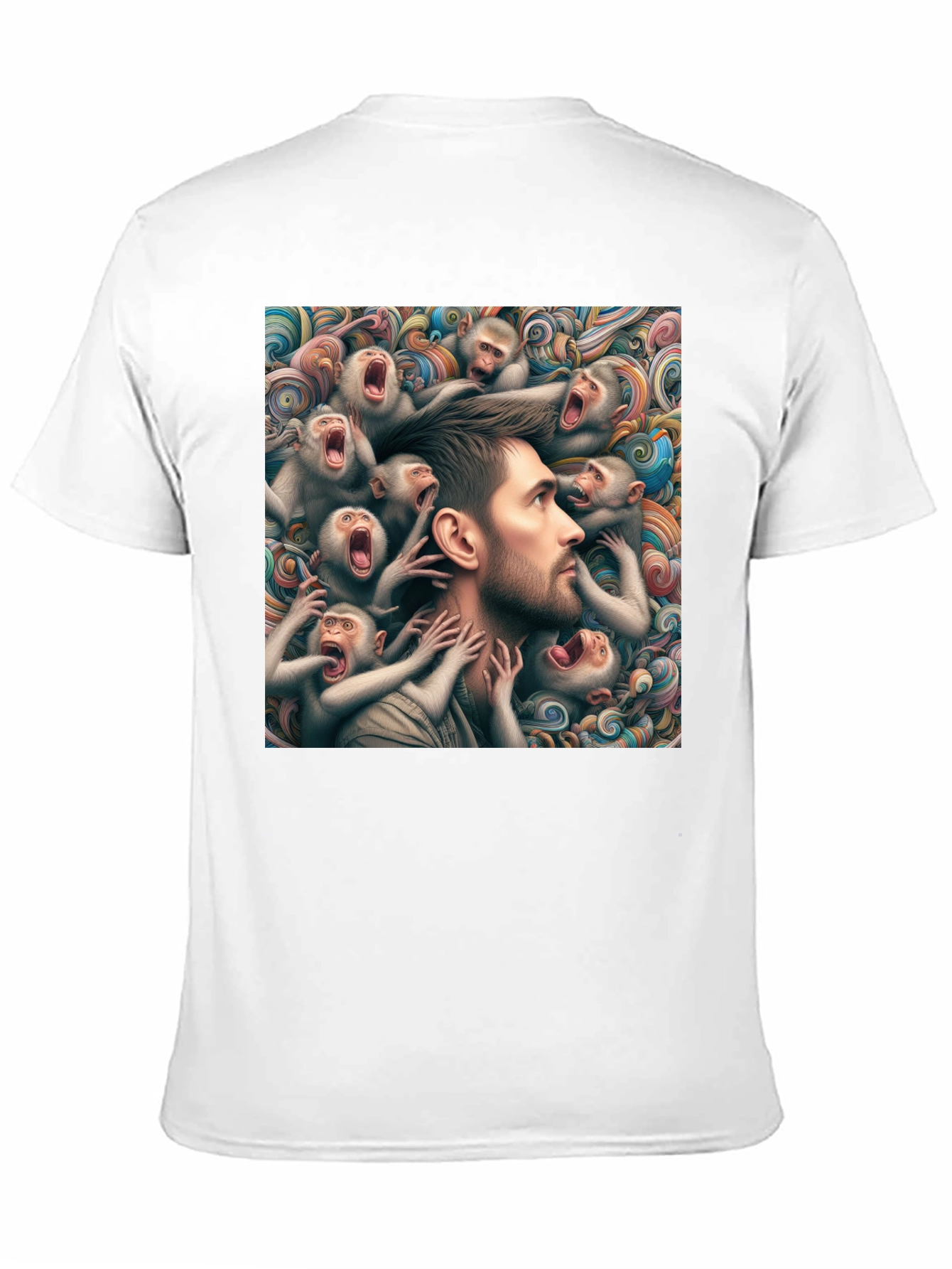 Mind Monkeys Graphic Tee - Unique Art Design