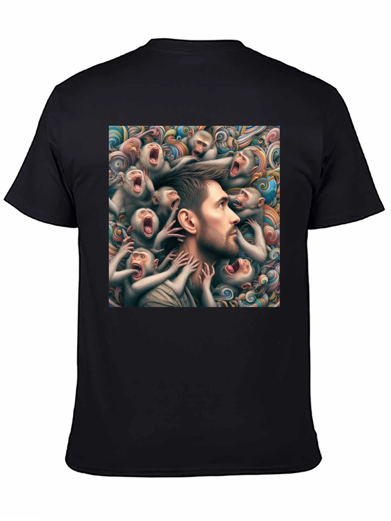 Mind Monkeys Graphic Tee - Unique Art Design