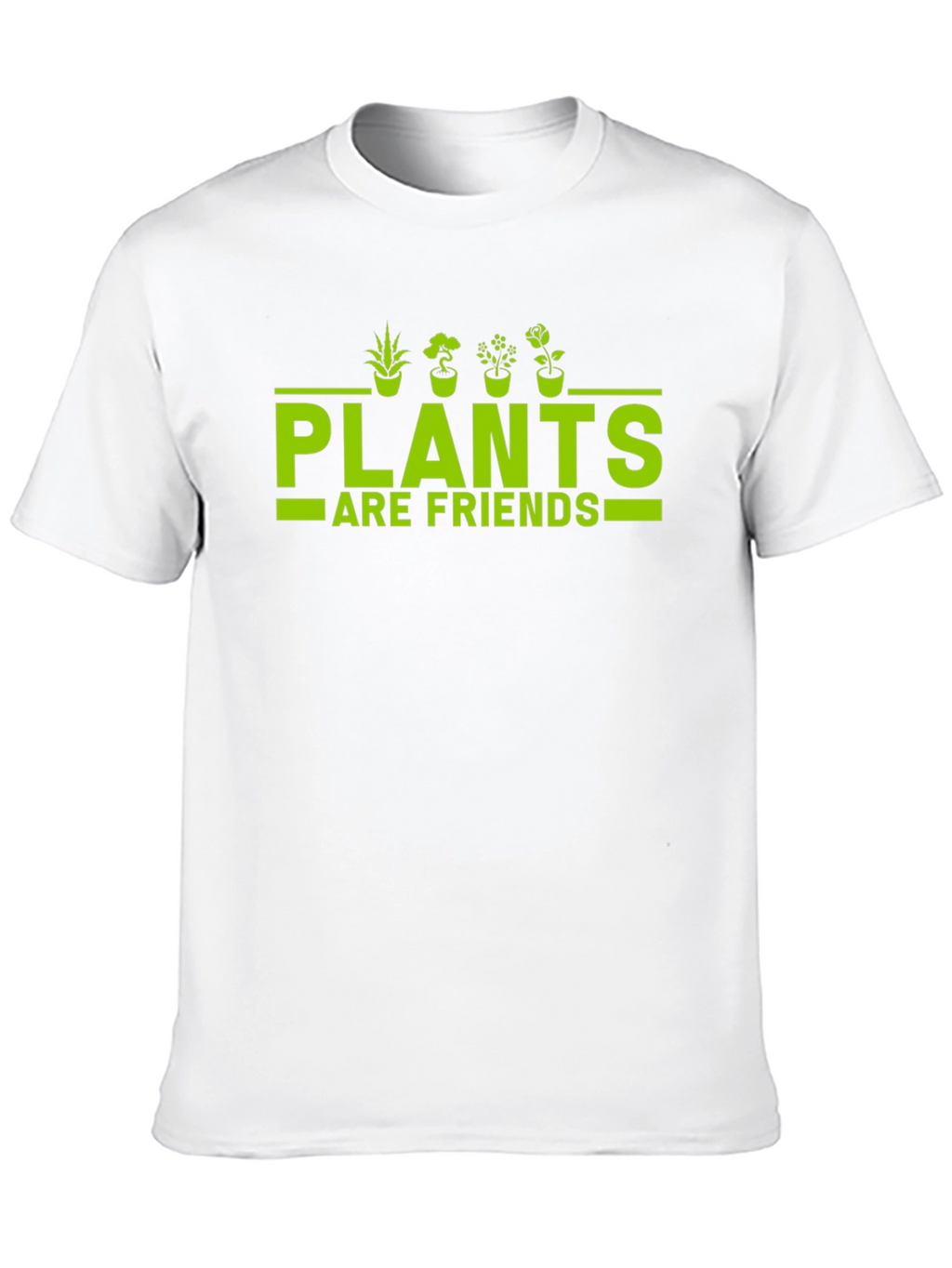 Plants are Friends T-Shirt - Black