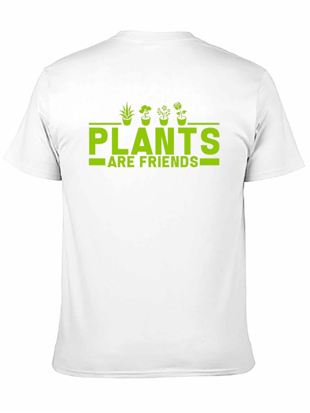 Plants are Friends T-Shirt - Black