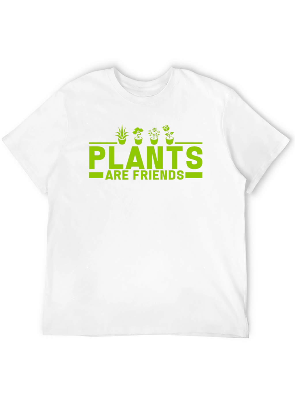 Plants are Friends T-Shirt - Black