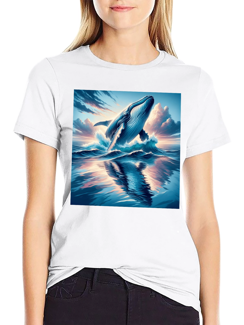 Whale Graphic Tee - Ocean Lovers T-Shirt