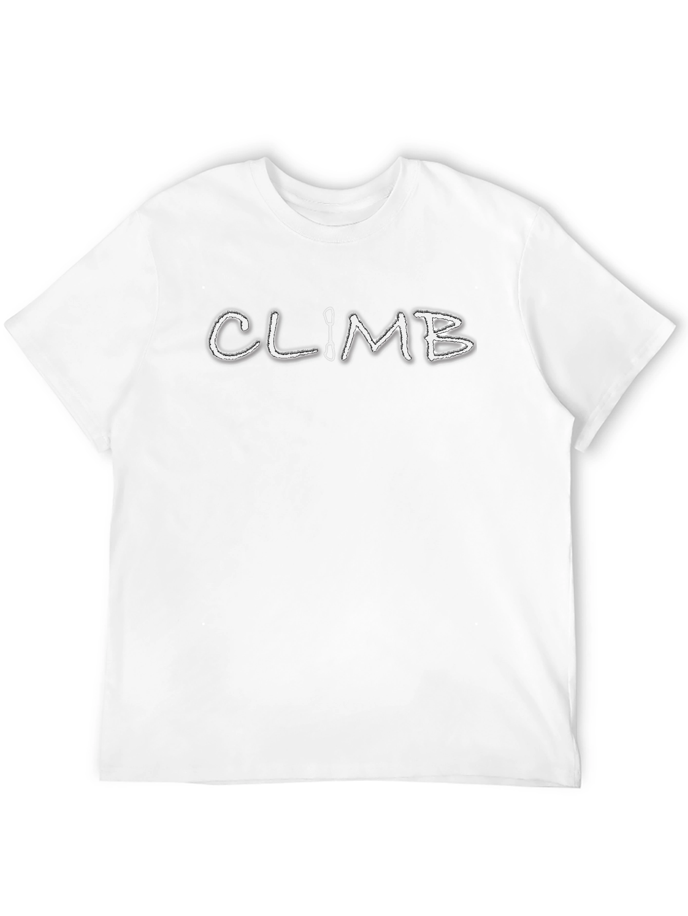 Climb T-Shirt - Rock Climbing Carabiner Graphic Tee