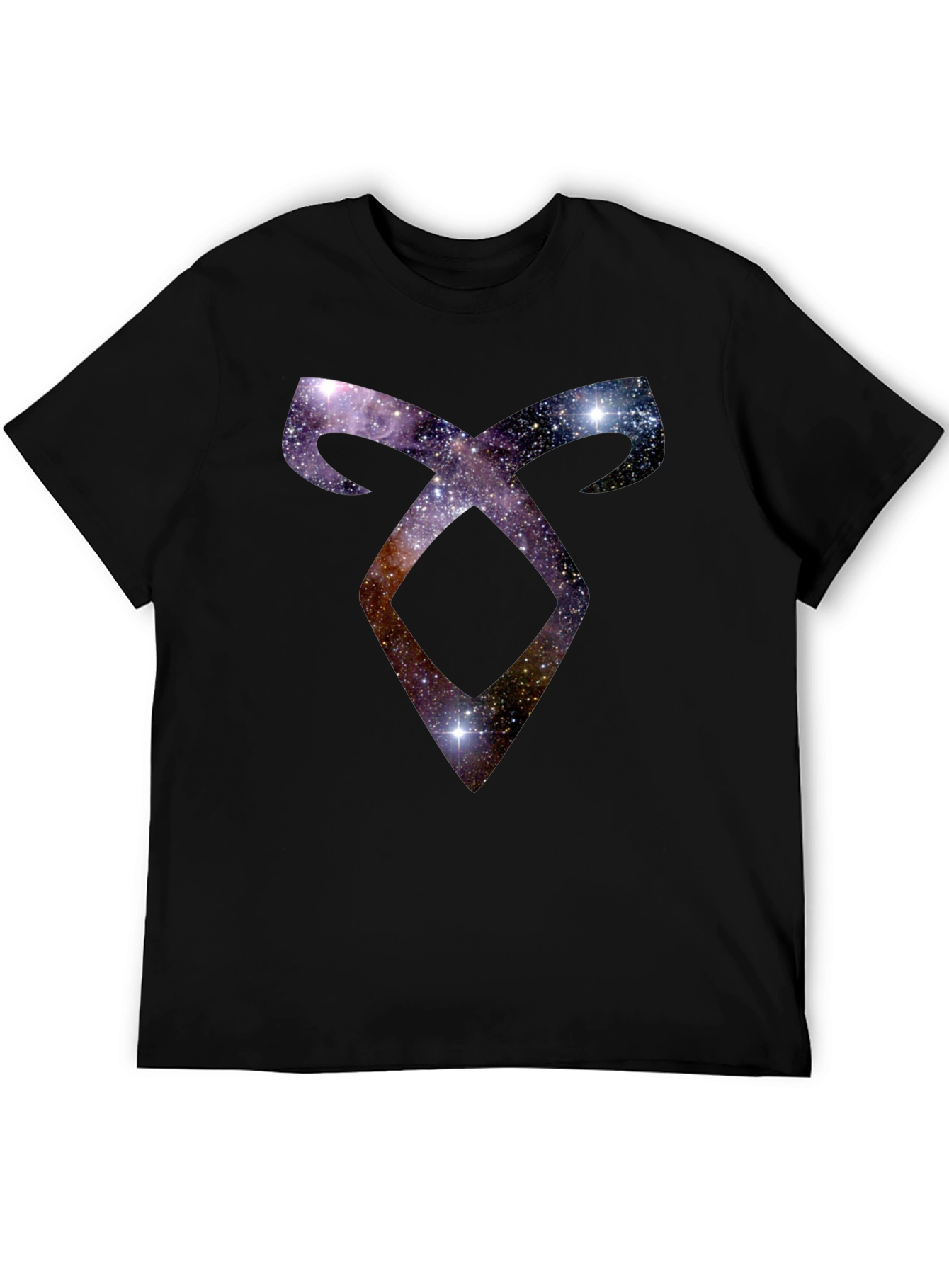 Celestial Rune Graphic Black T-Shirt
