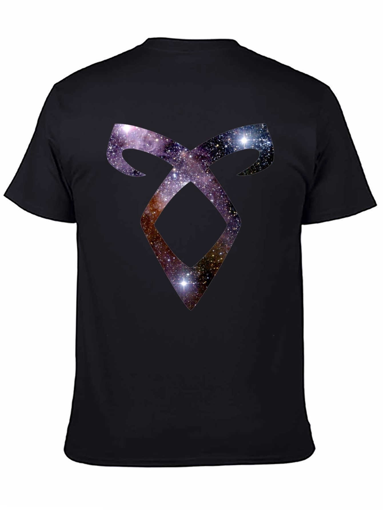 Celestial Rune Graphic Black T-Shirt