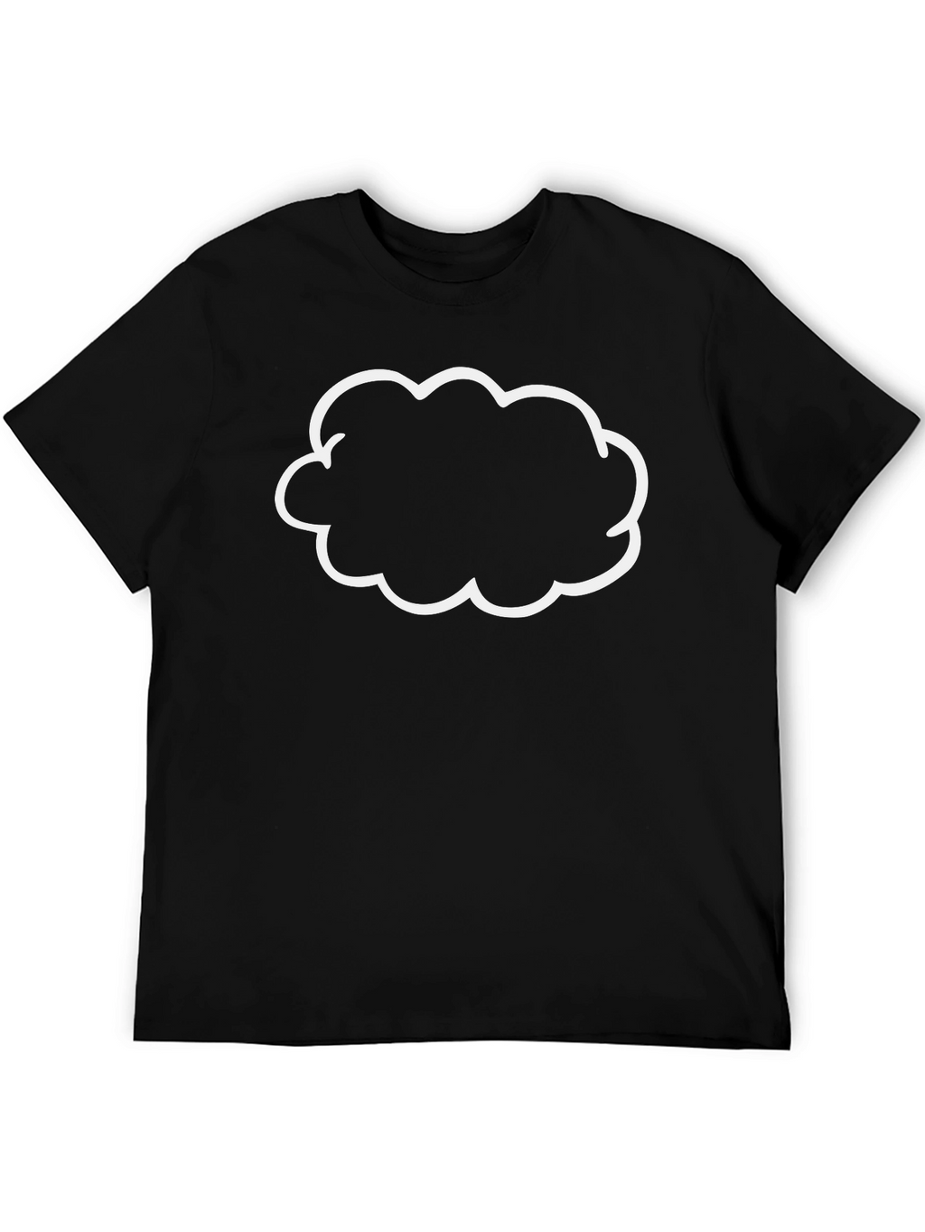 Cloud Graphic Black T-Shirt