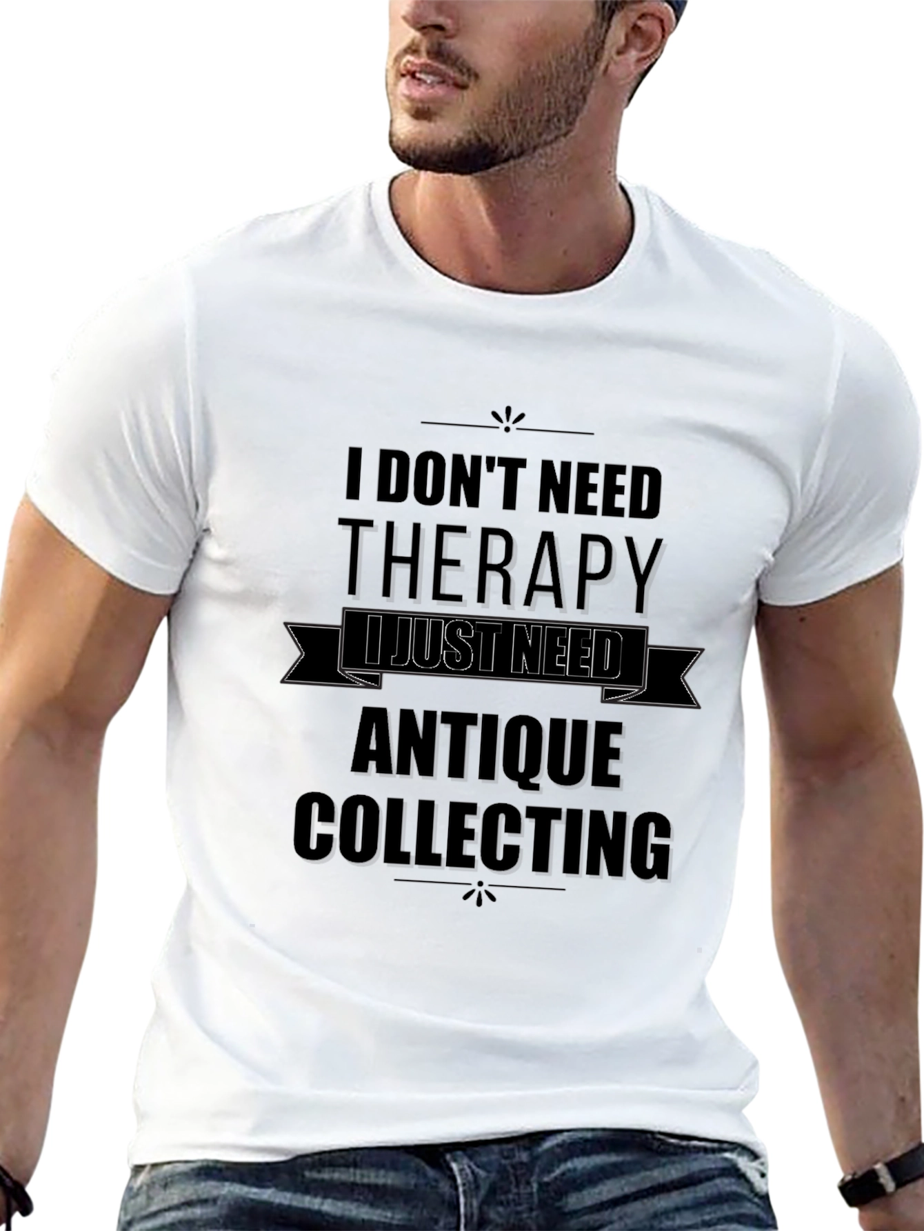 Antique Collecting Therapy T-Shirt - Collectors Humor