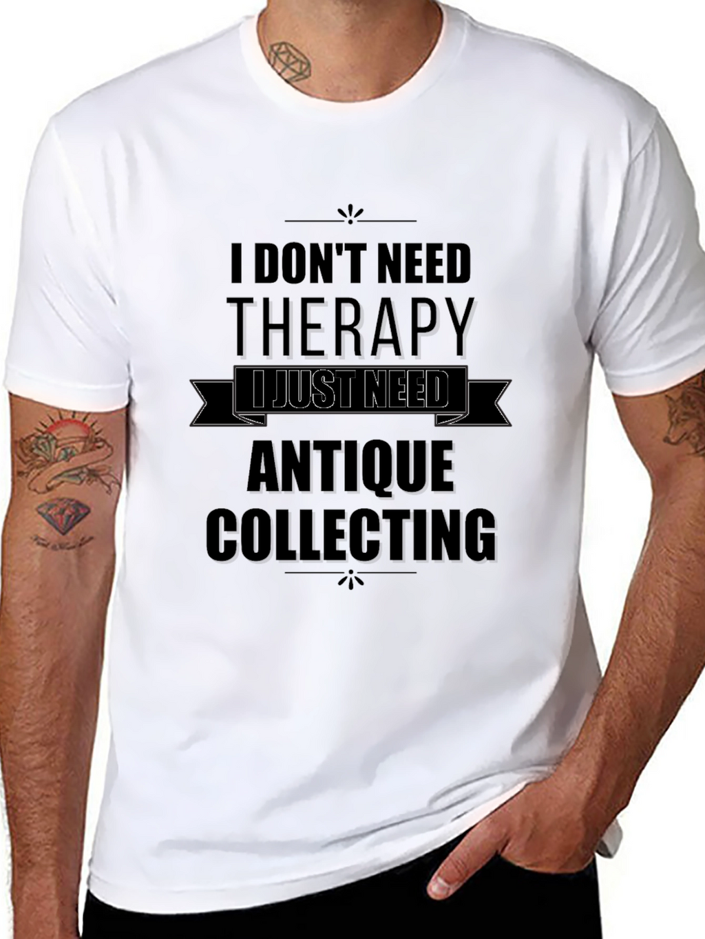Antique Collecting Therapy T-Shirt - Collectors Humor