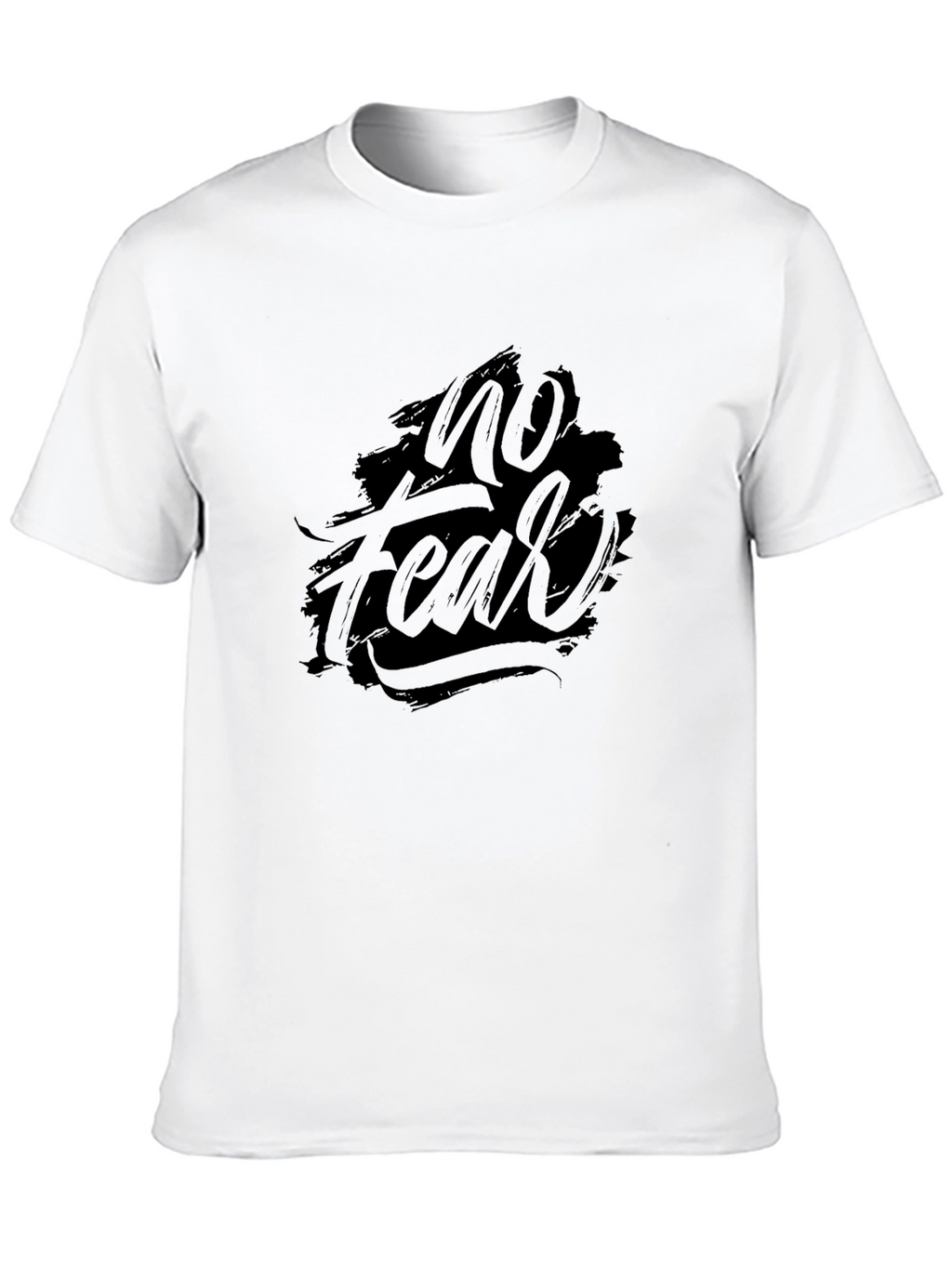 No Fear Graphic Print Black T-Shirt