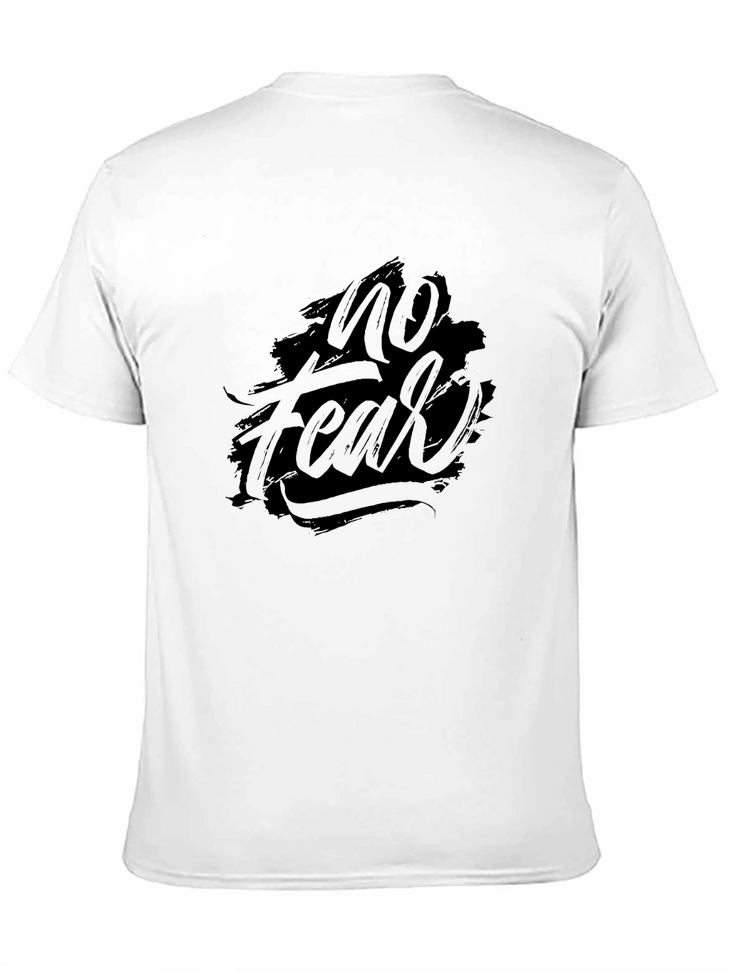 No Fear Graphic Print Black T-Shirt