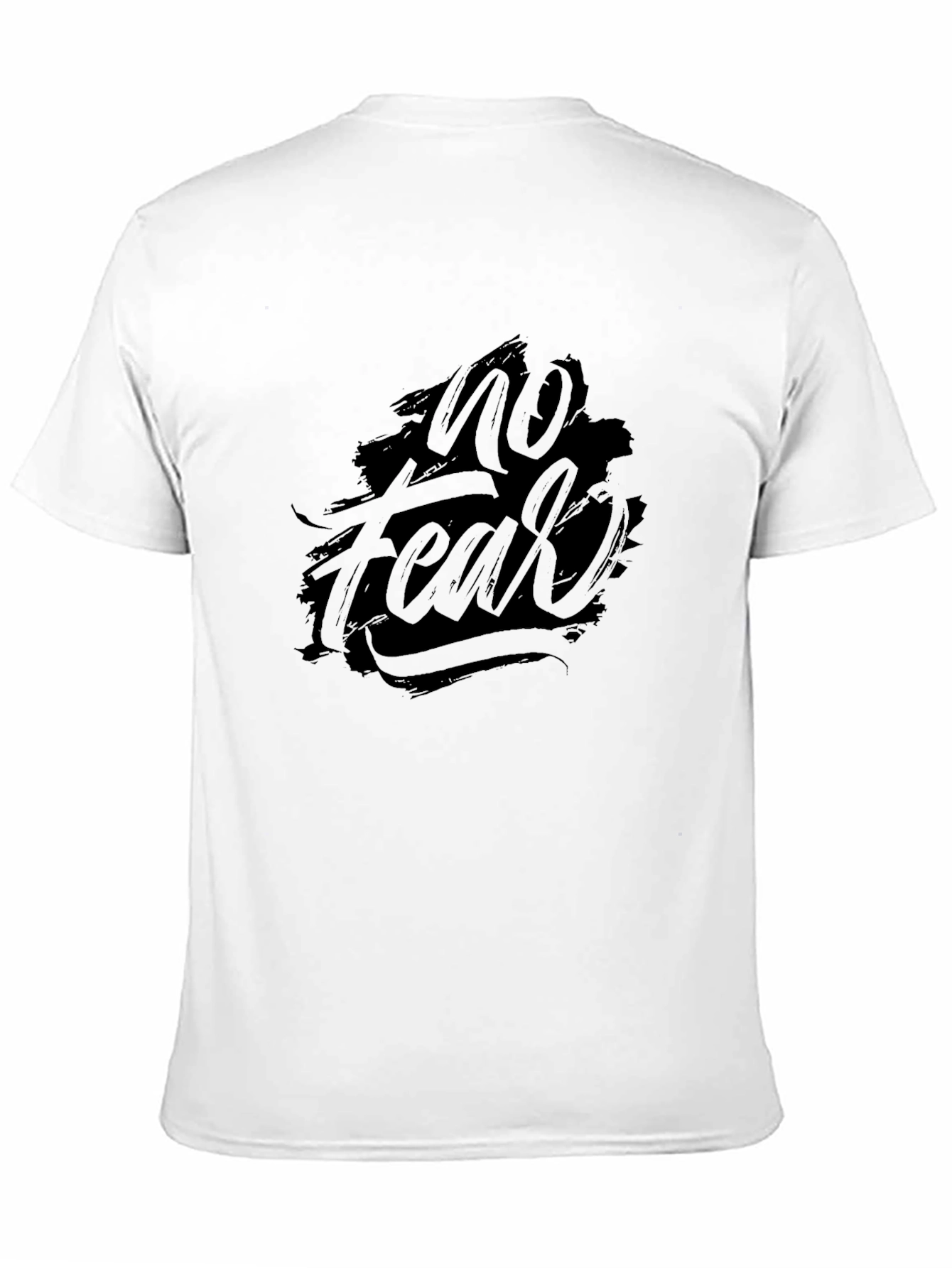 No Fear Graphic Print Black T-Shirt