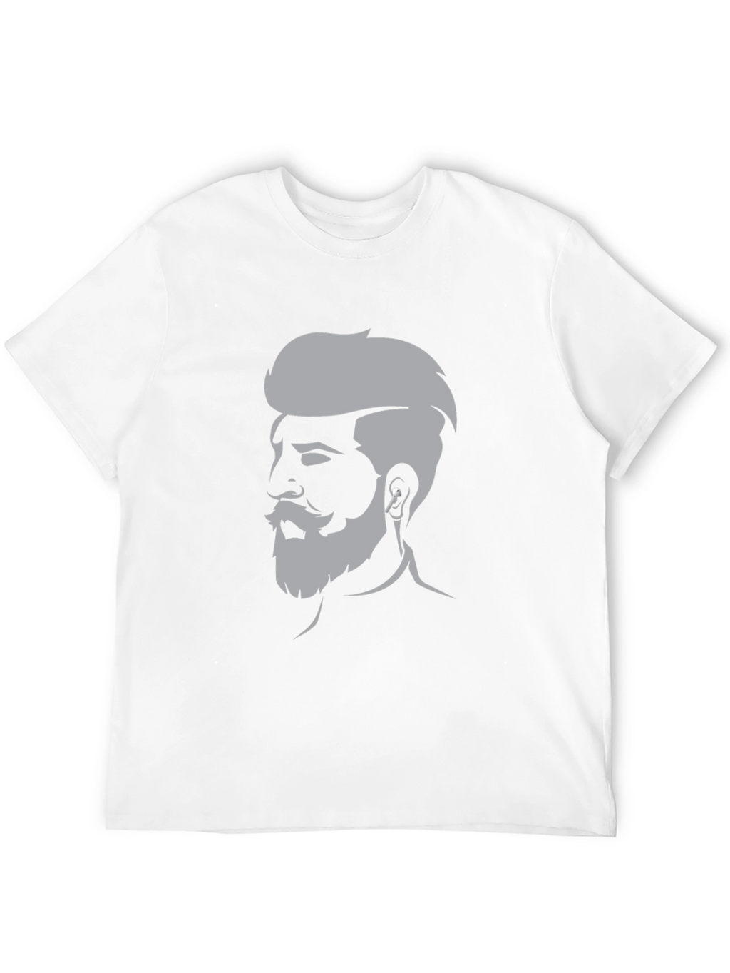 Mens Graphic Tee - Bearded Barber Silhouette