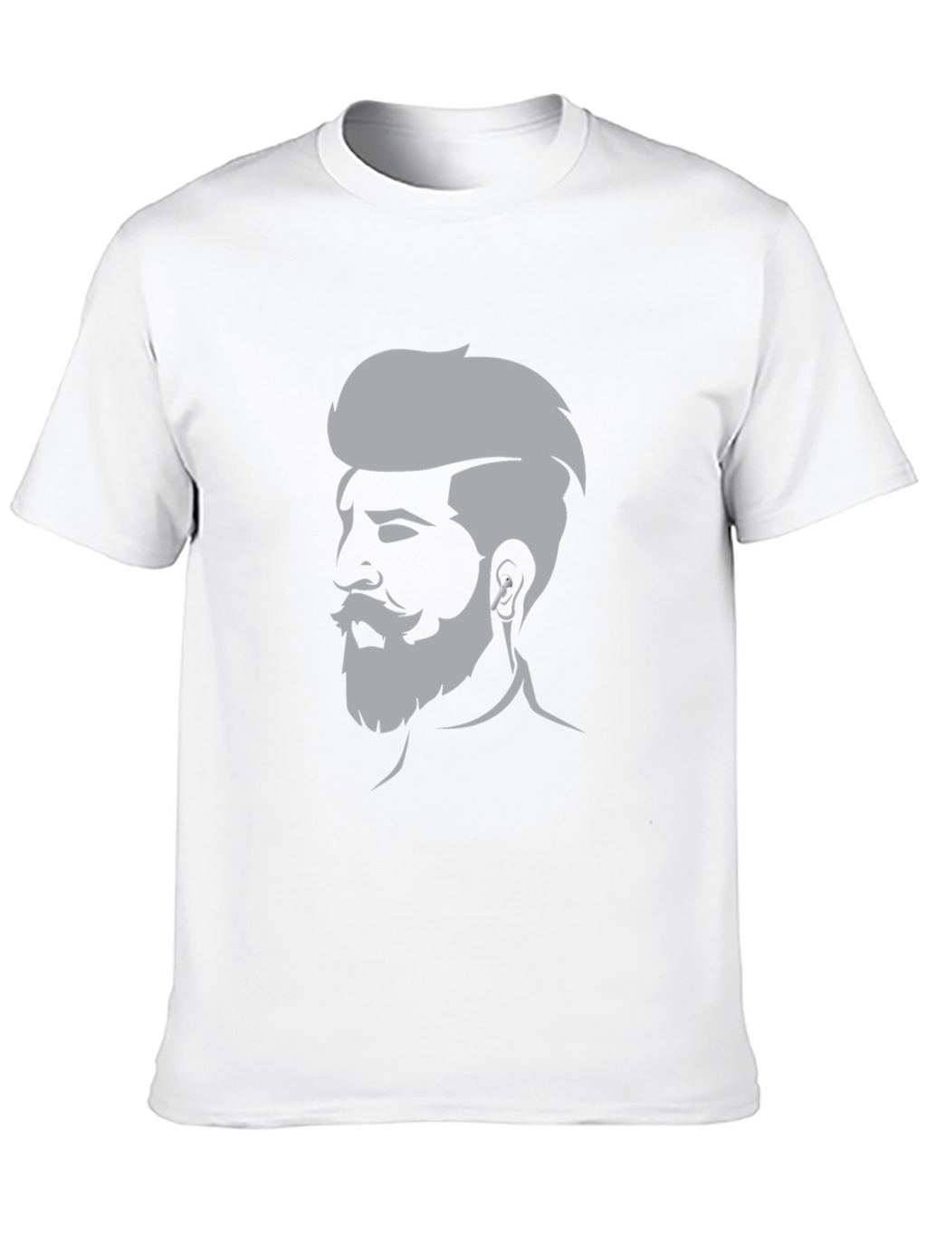 Mens Graphic Tee - Bearded Barber Silhouette