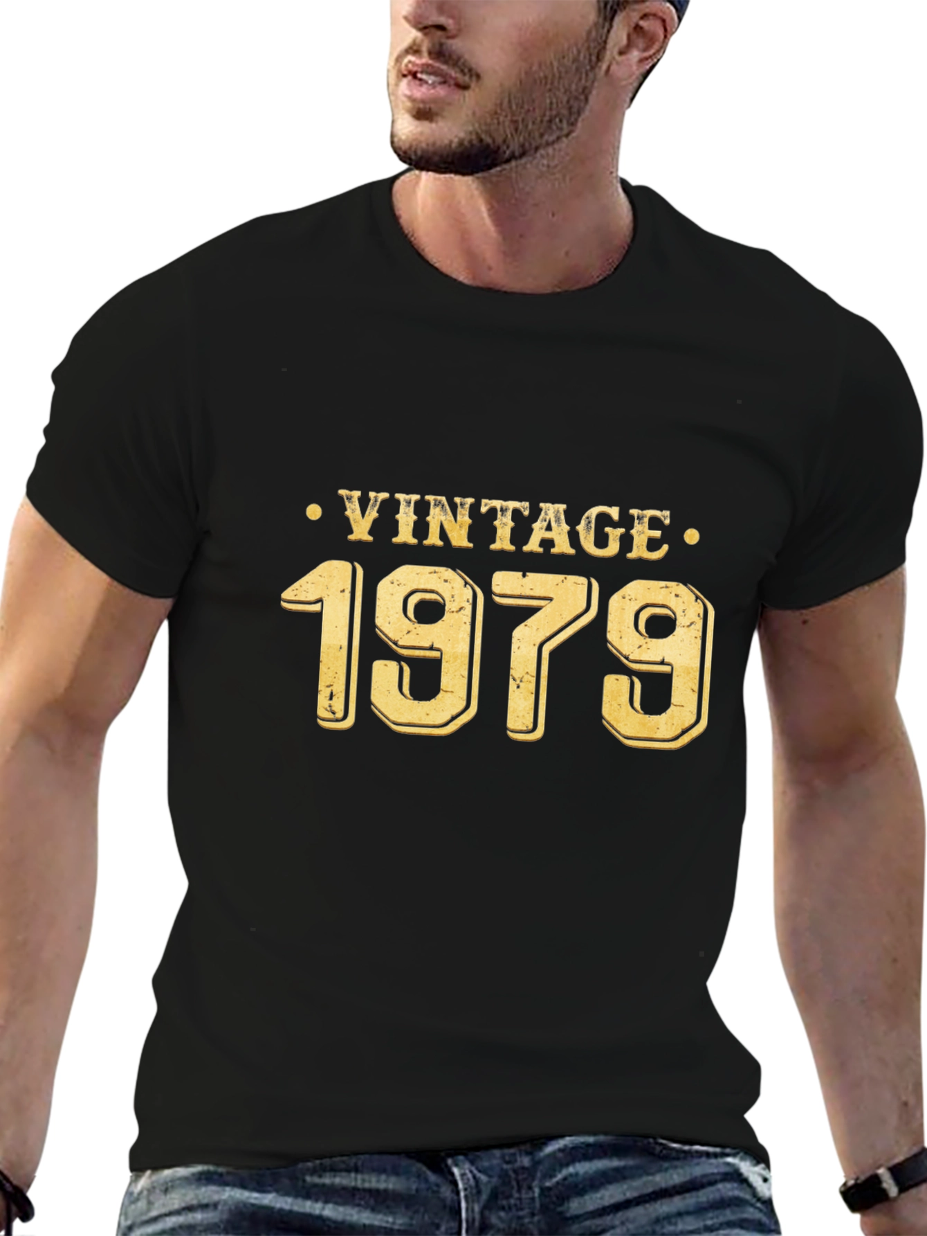 Vintage 1979 Graphic Tee - Classic Birthday Gift