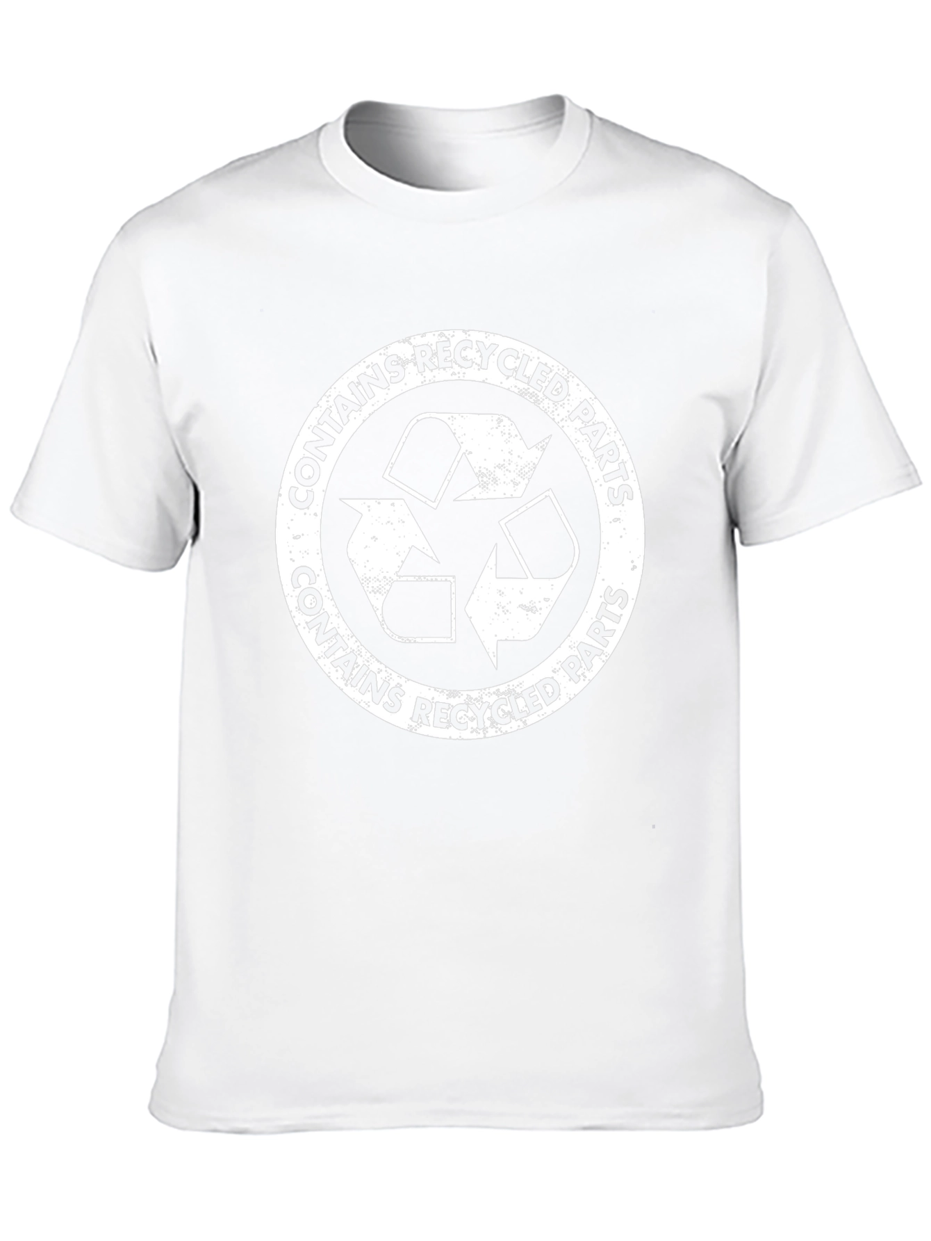 Recycled Parts Graphic Tee - Eco-Conscious T-Shirt