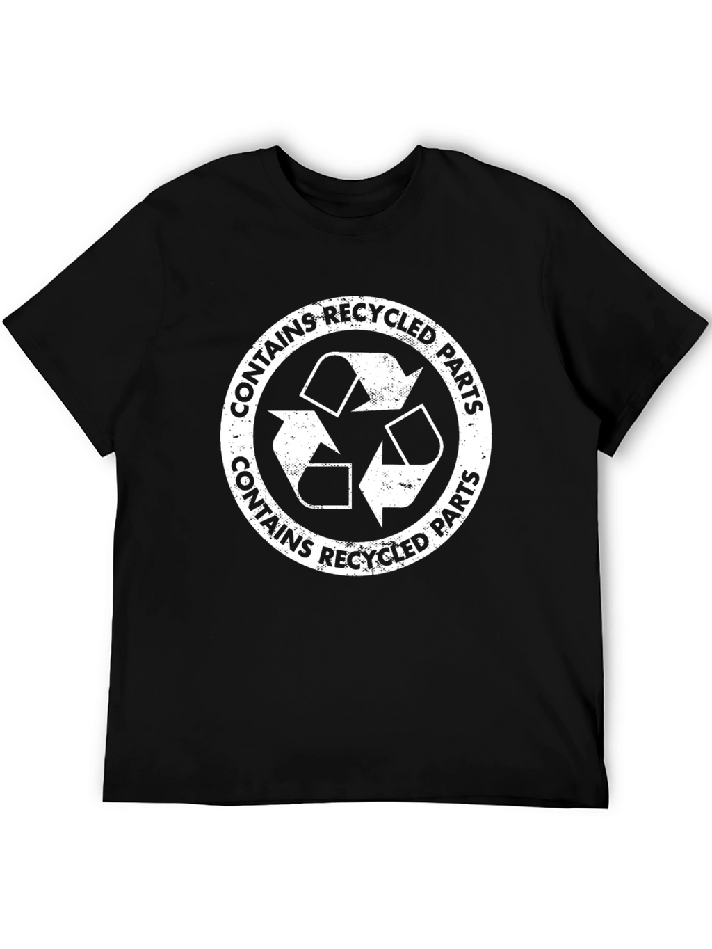 Recycled Parts Graphic Tee - Eco-Conscious T-Shirt