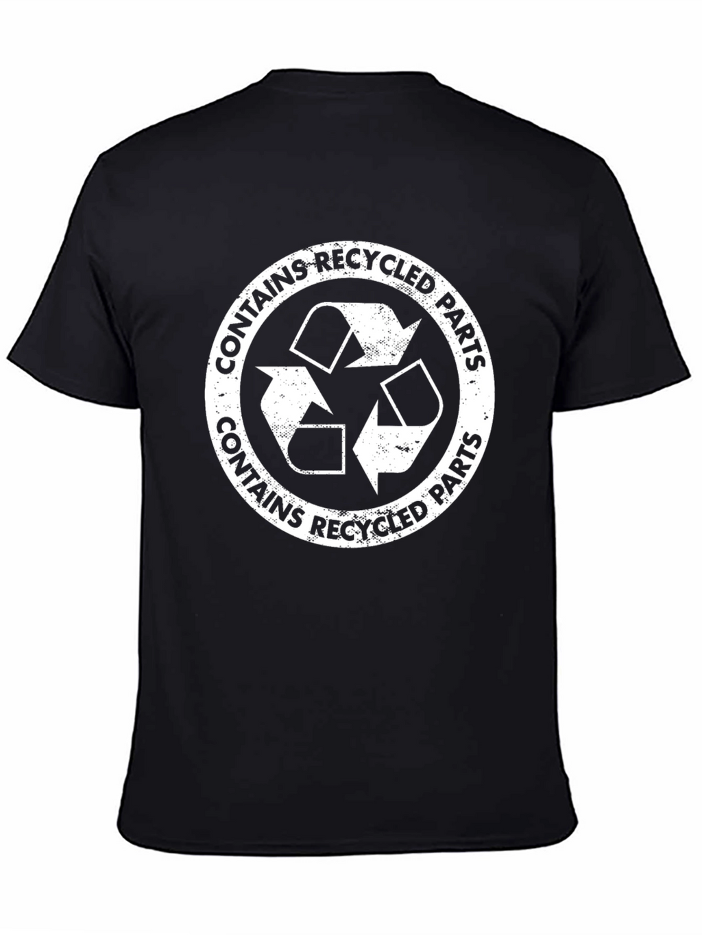 Recycled Parts Graphic Tee - Eco-Conscious T-Shirt