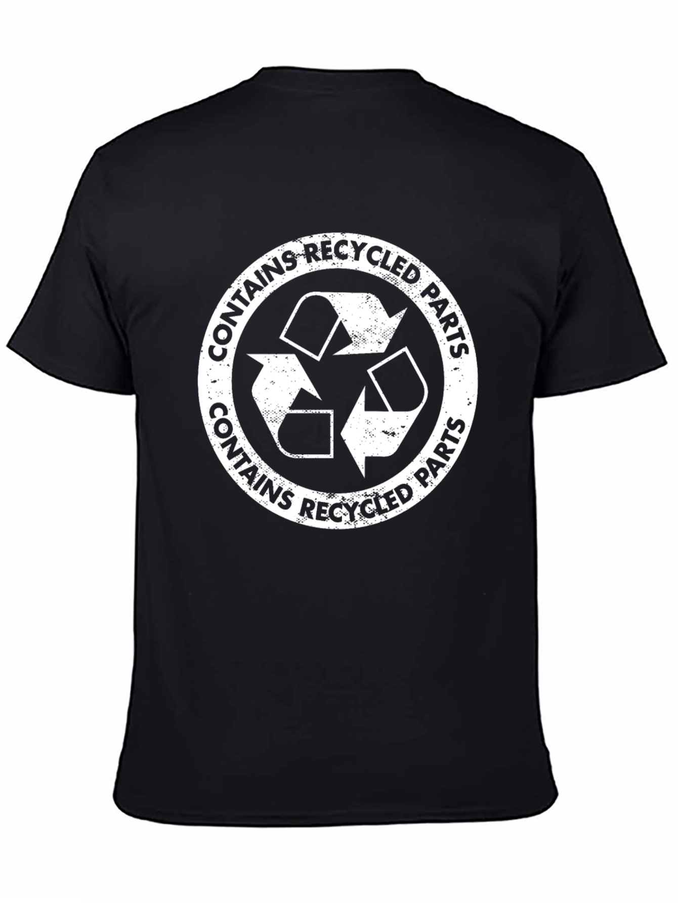 Recycled Parts Graphic Tee - Eco-Conscious T-Shirt