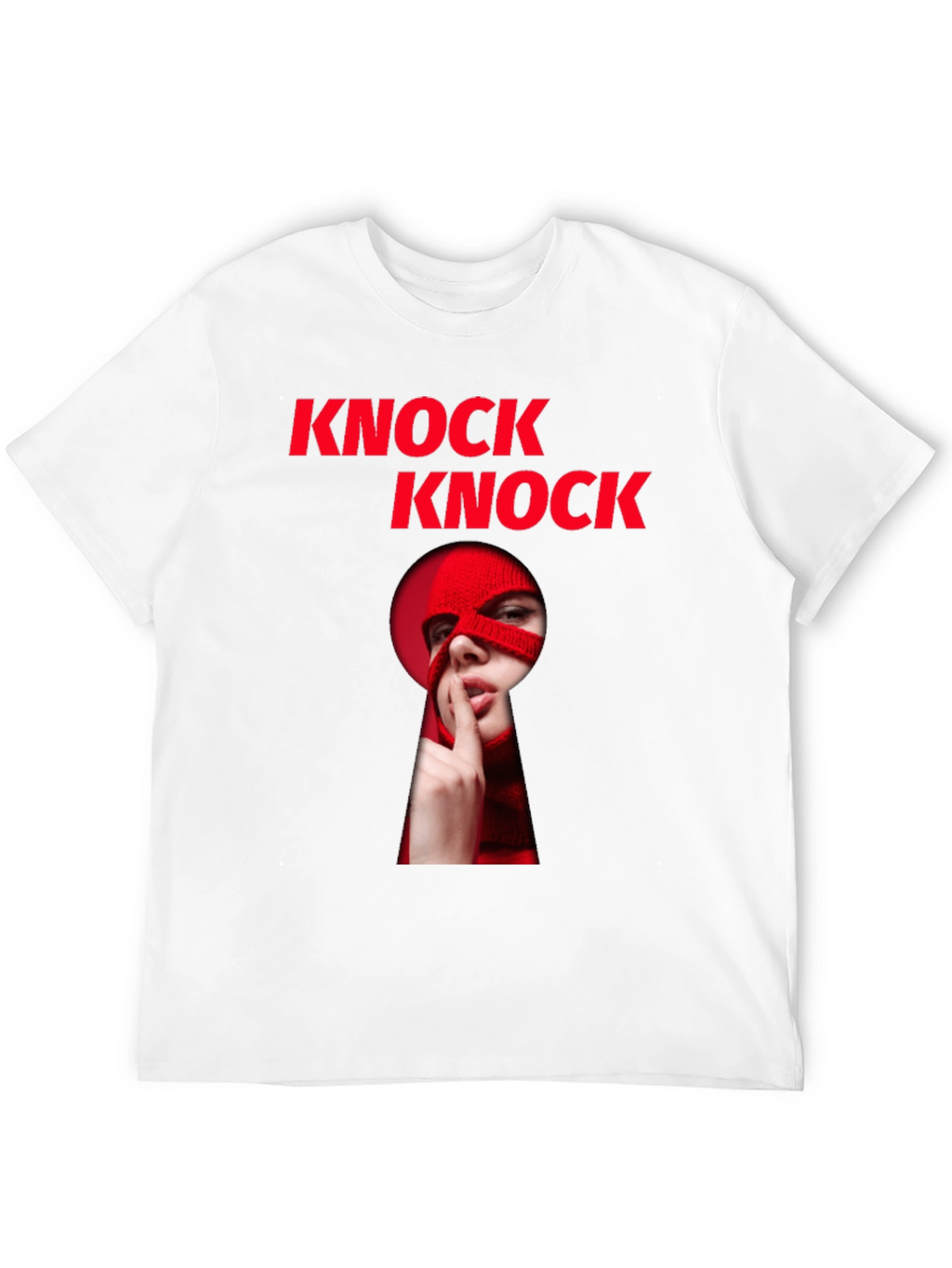 Knock Knock Graphic T-Shirt - Intrigue & Style