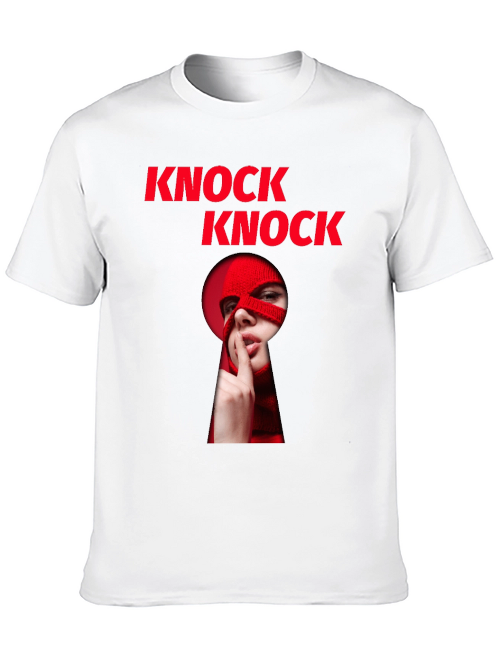 Knock Knock Graphic T-Shirt - Intrigue & Style