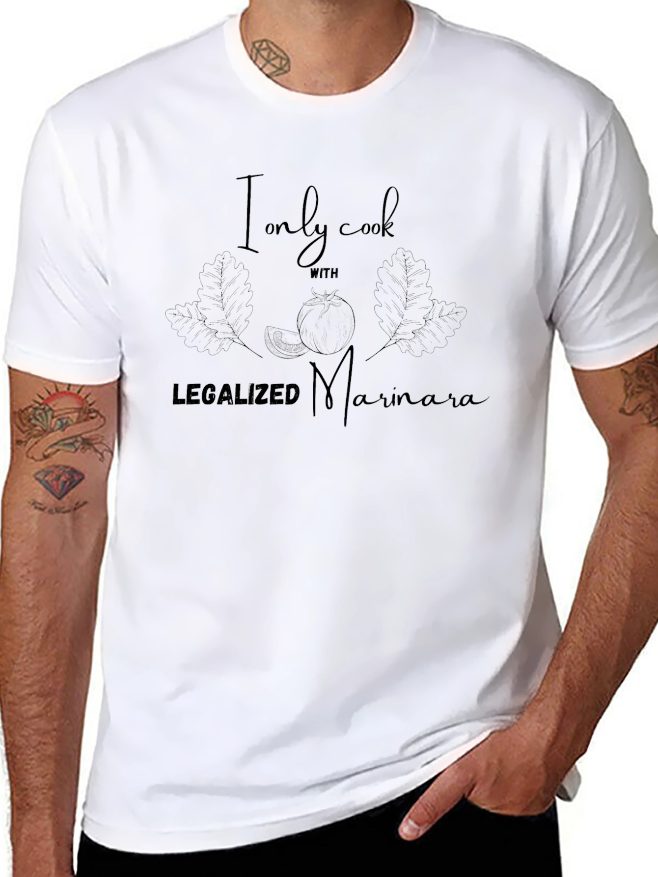 Legalized Marinara T-Shirt - Funny Cooking Tee